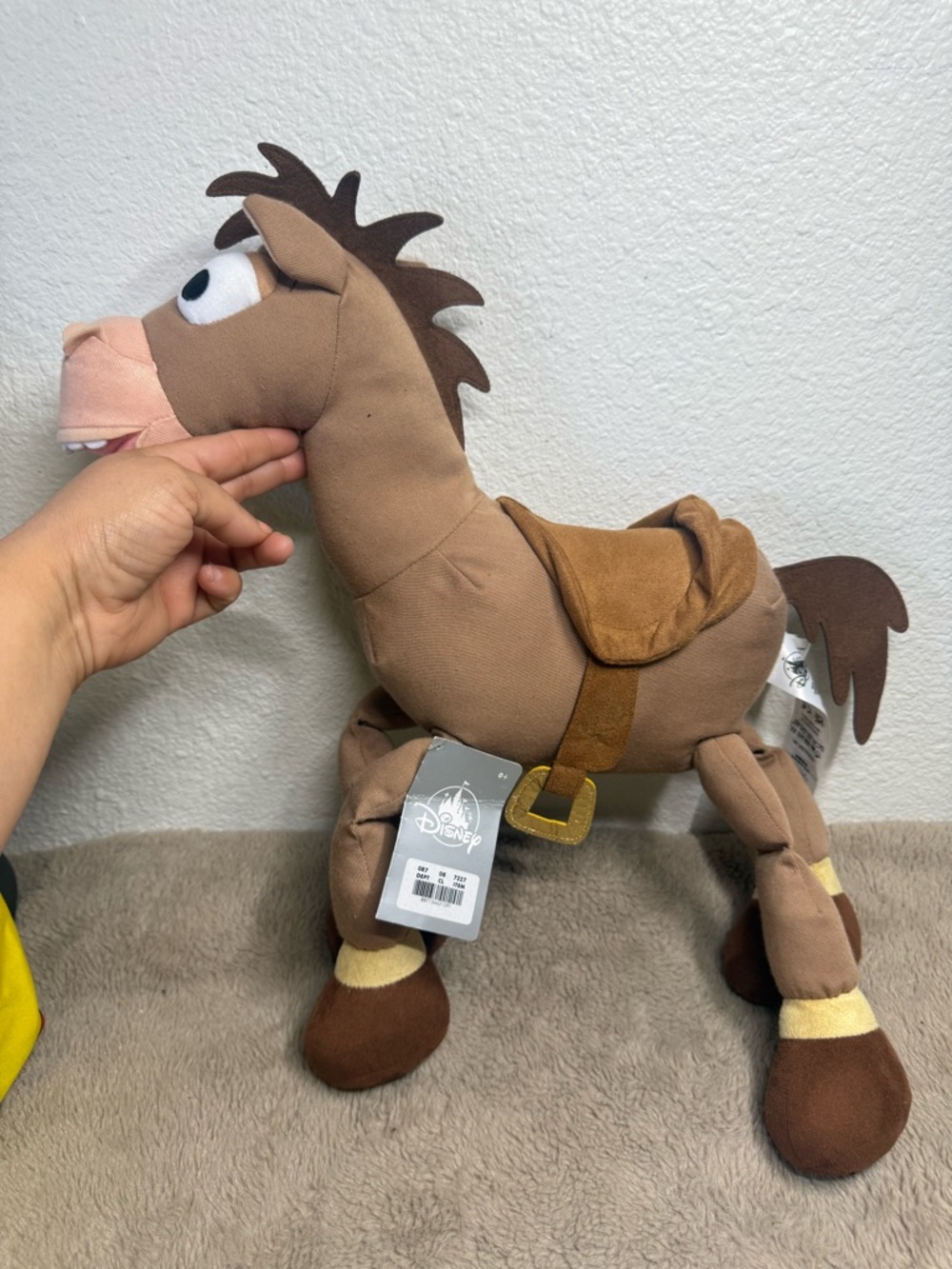 Disney Store Bullseye plush toy from the Toy Story